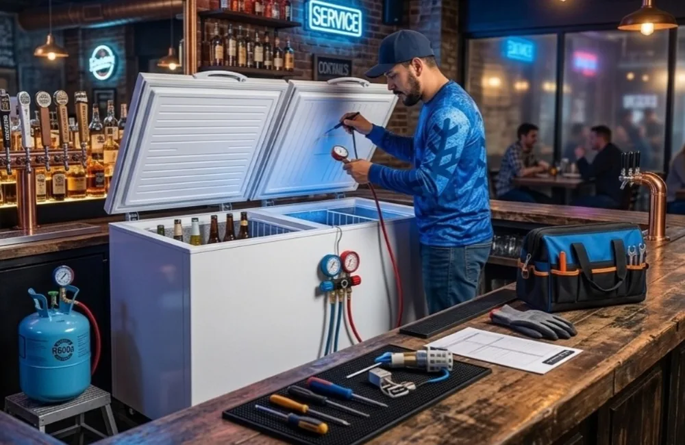 Manutenção em Freezers